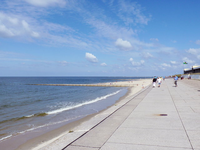 Foto der Promenade am Weststrand